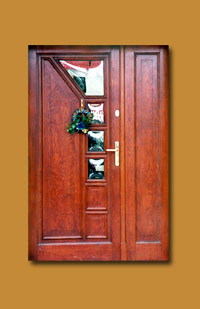Drzwi drewniane zewnętrzne DZ-13