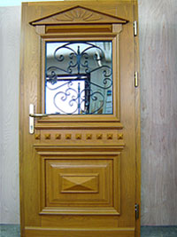 Drzwi drewniane zewnętrzne DZ-21