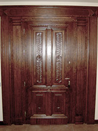 Drzwi drewniane zewnętrzne DZ-45