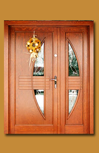 Drzwi drewniane zewnętrzne DZ-8
