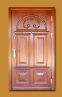 Drzwi drewniane zewnętrzne DZ-11