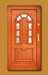 Drzwi drewniane zewnętrzne DZ-17