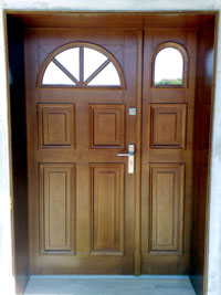 Drzwi drewniane zewnętrzne DZ-34