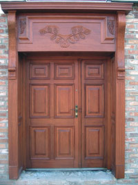 Drzwi drewniane zewnętrzne DZ-43
